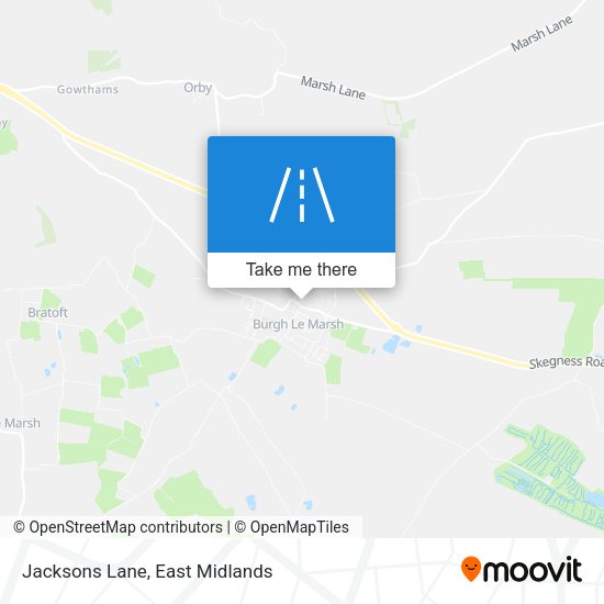 Jacksons Lane map
