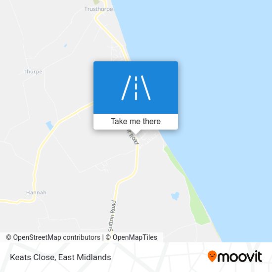 Keats Close map
