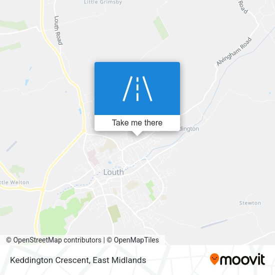 Keddington Crescent map