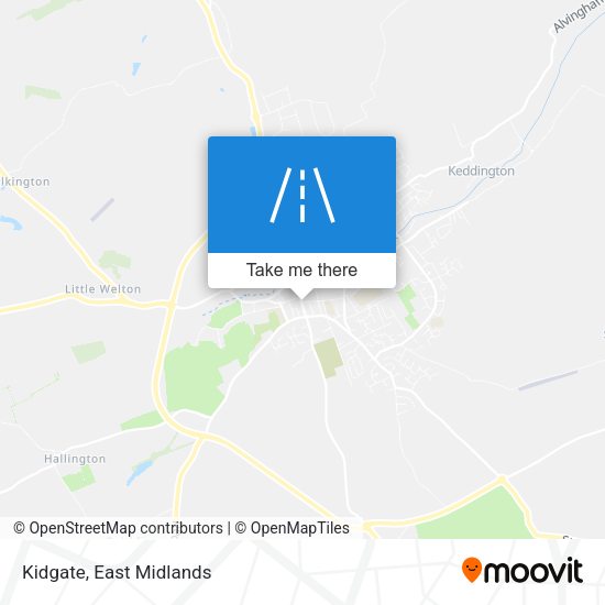 Kidgate map
