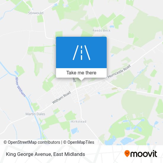 King George Avenue map