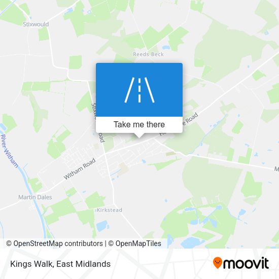 Kings Walk map