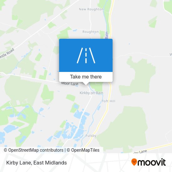 Kirby Lane map
