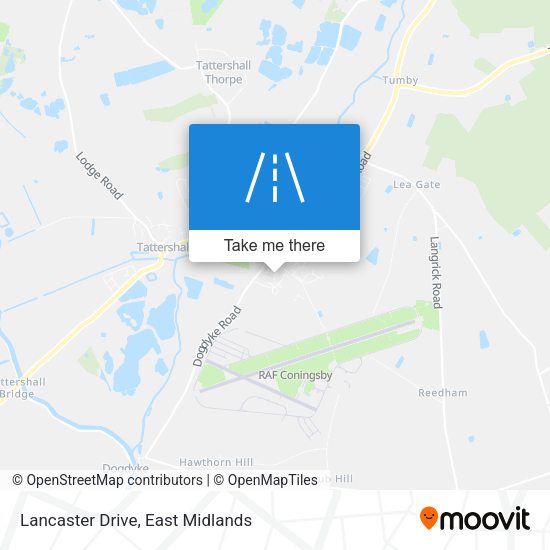 Lancaster Drive map