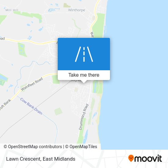 Lawn Crescent map