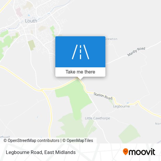 Legbourne Road map