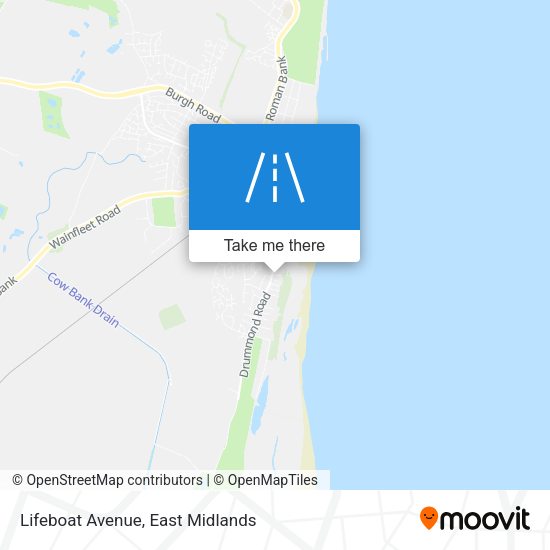 Lifeboat Avenue map