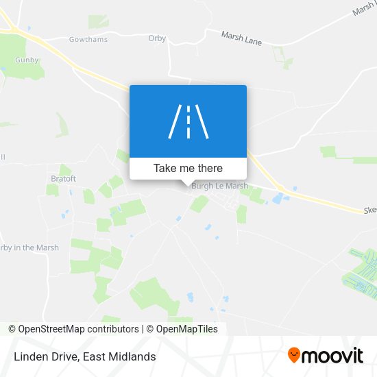 Linden Drive map