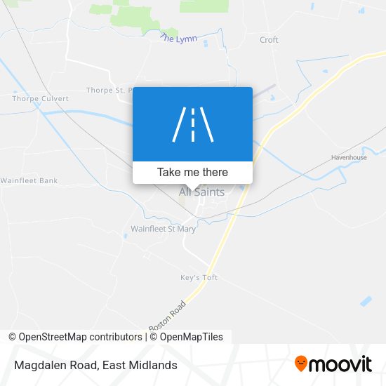 Magdalen Road map