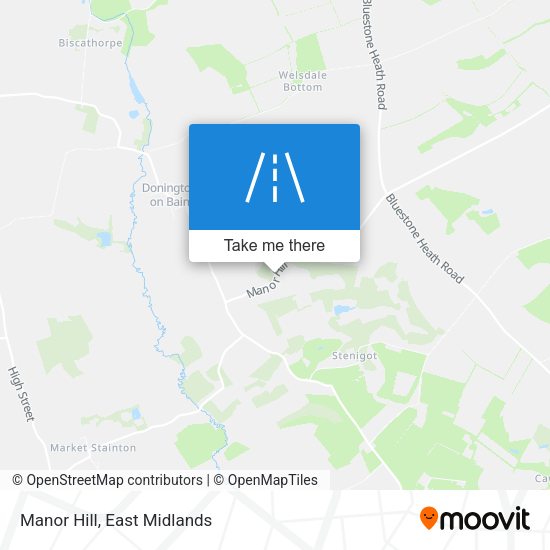 Manor Hill map