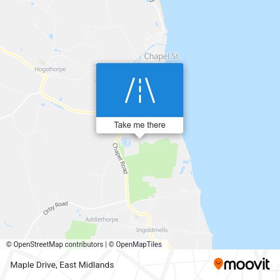 Maple Drive map