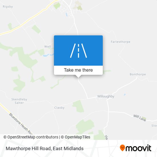 Mawthorpe Hill Road map