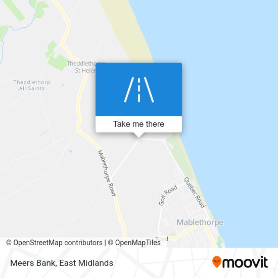 Meers Bank map