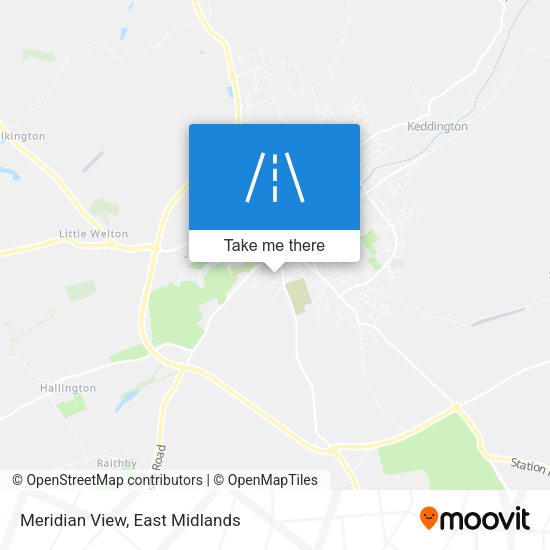 Meridian View map