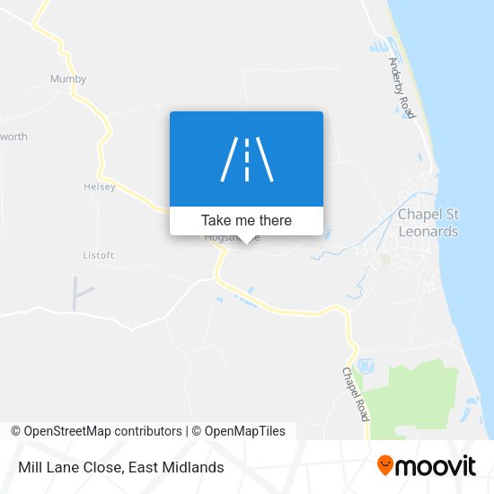 Mill Lane Close map