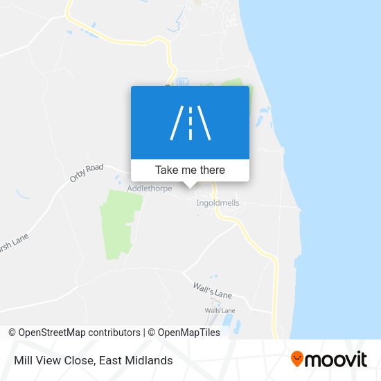 Mill View Close map