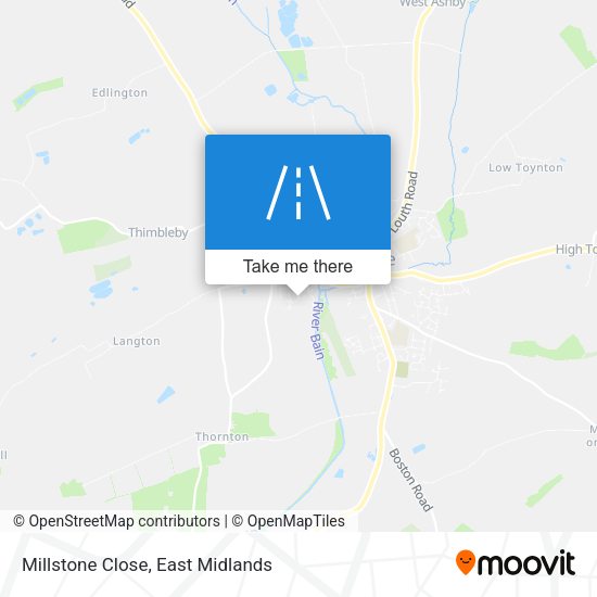 Millstone Close map
