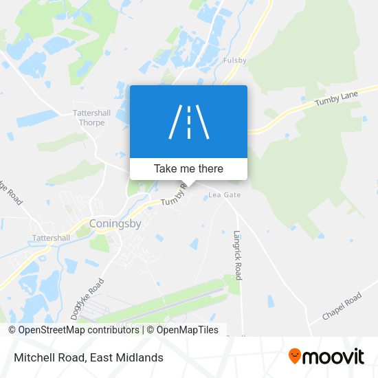 Mitchell Road map