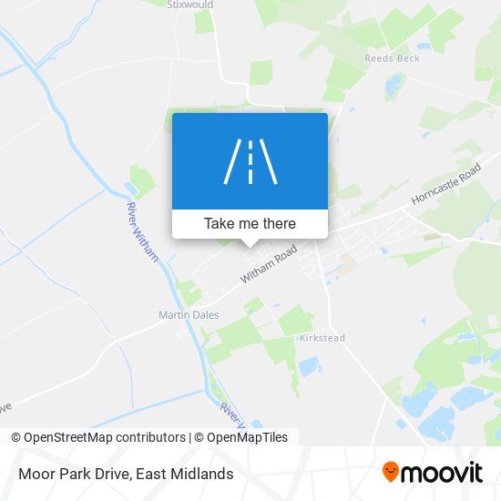 Moor Park Drive map