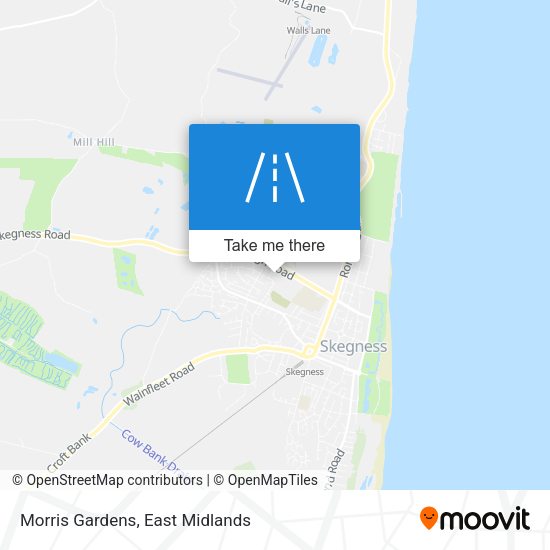 Morris Gardens map