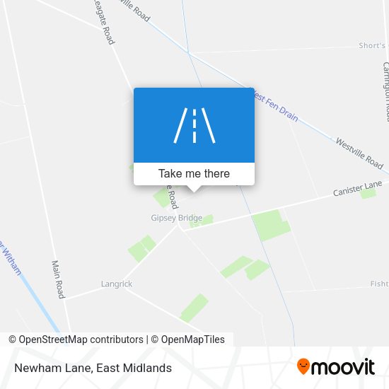 Newham Lane map