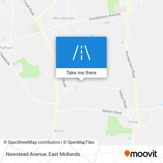 Newstead Avenue map