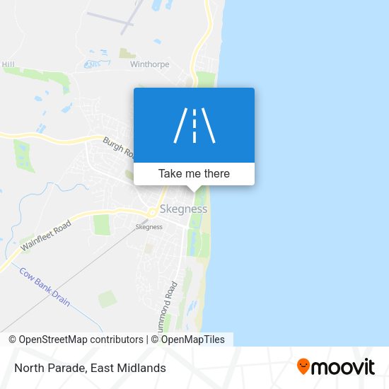 North Parade map