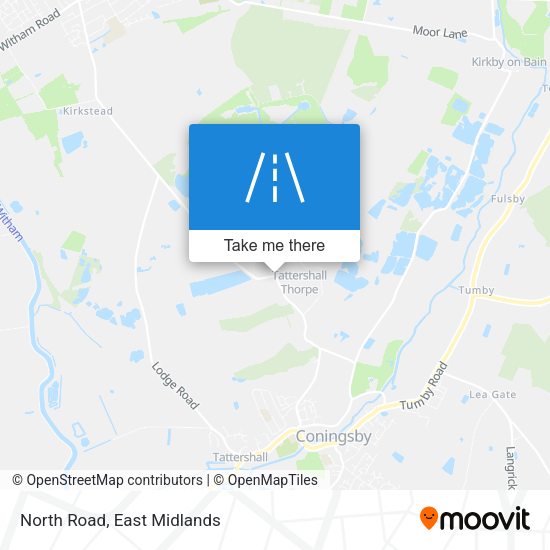 North Road map