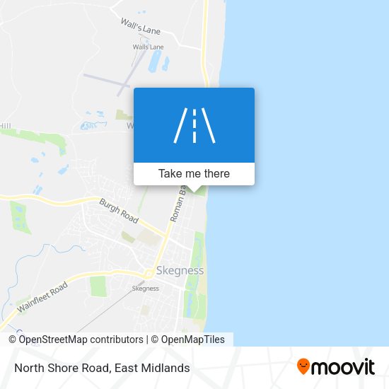 North Shore Road map