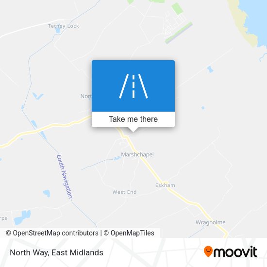 North Way map