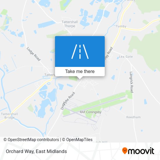 Orchard Way map