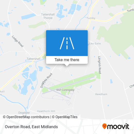 Overton Road map