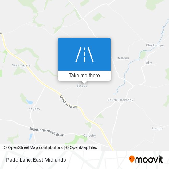 Pado Lane map