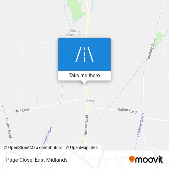 Page Close map