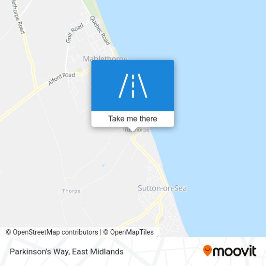 Parkinson's Way map