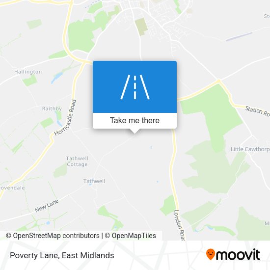 Poverty Lane map