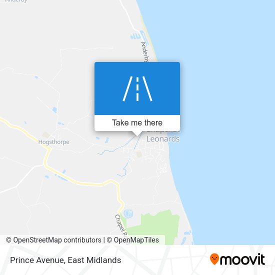 Prince Avenue map