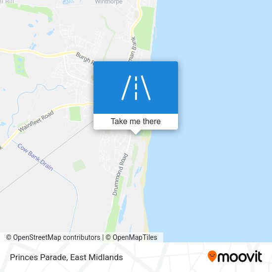 Princes Parade map