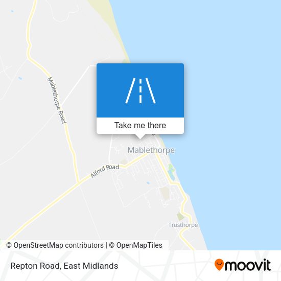 Repton Road map