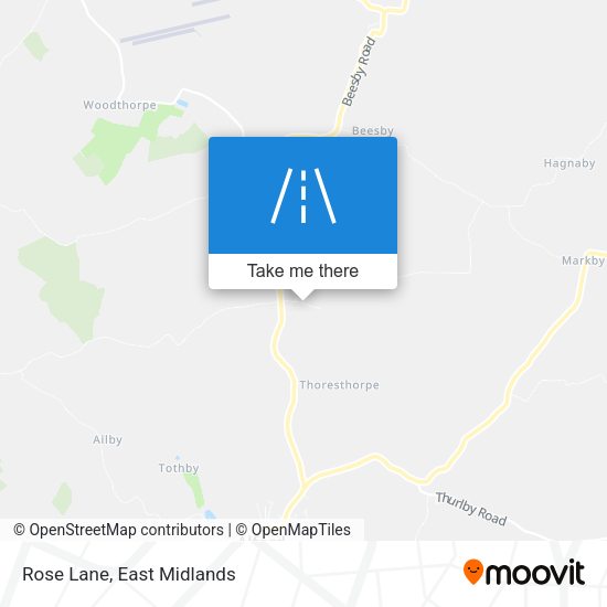Rose Lane map