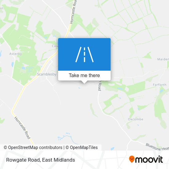 Rowgate Road map