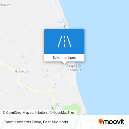 Saint Leonards Drive map