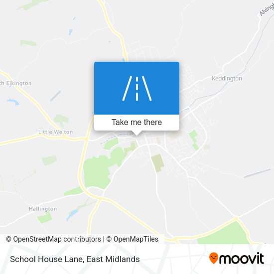 School House Lane map