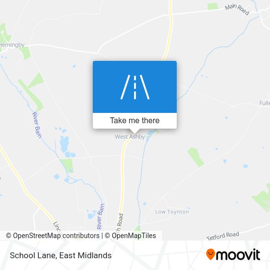 School Lane map