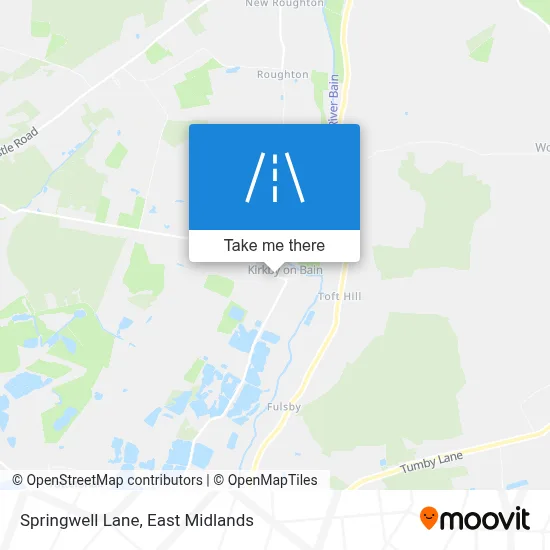 Springwell Lane map