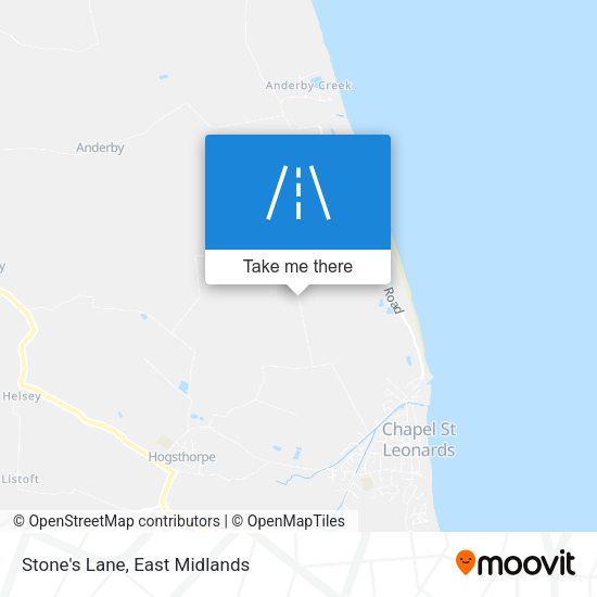 Stone's Lane map