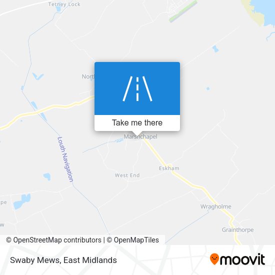 Swaby Mews map