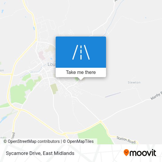 Sycamore Drive map