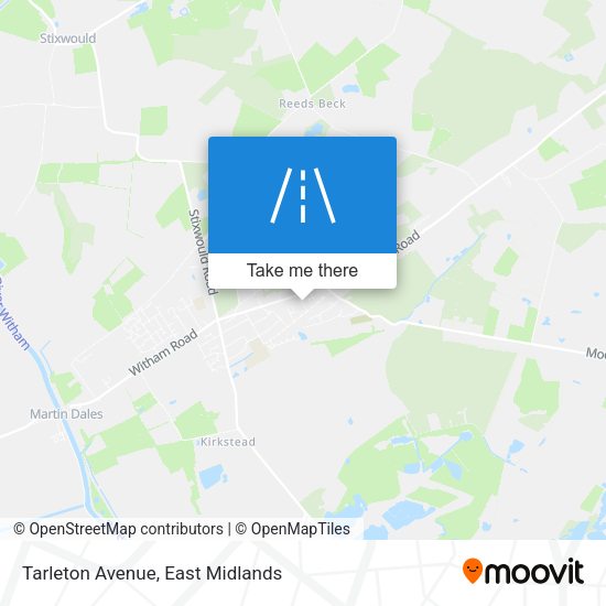 Tarleton Avenue map