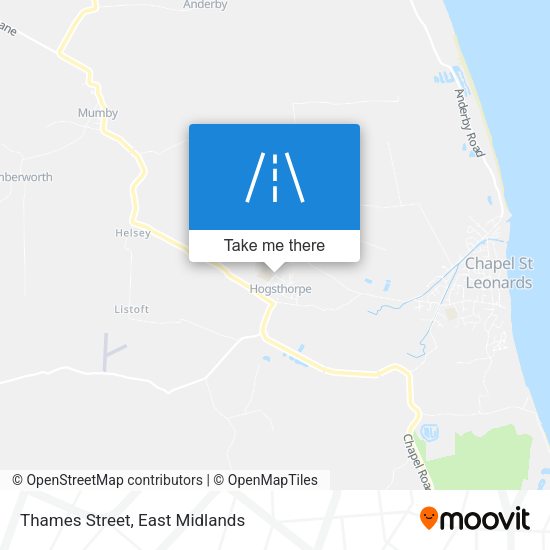 Thames Street map